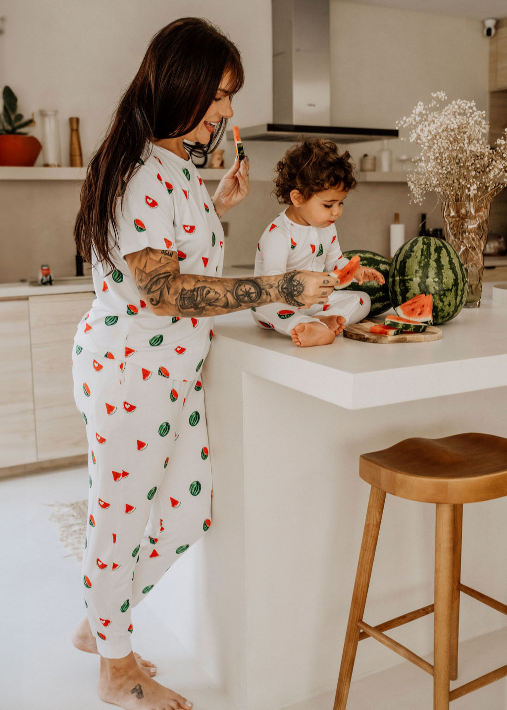 Women's Jammies in Watermelon