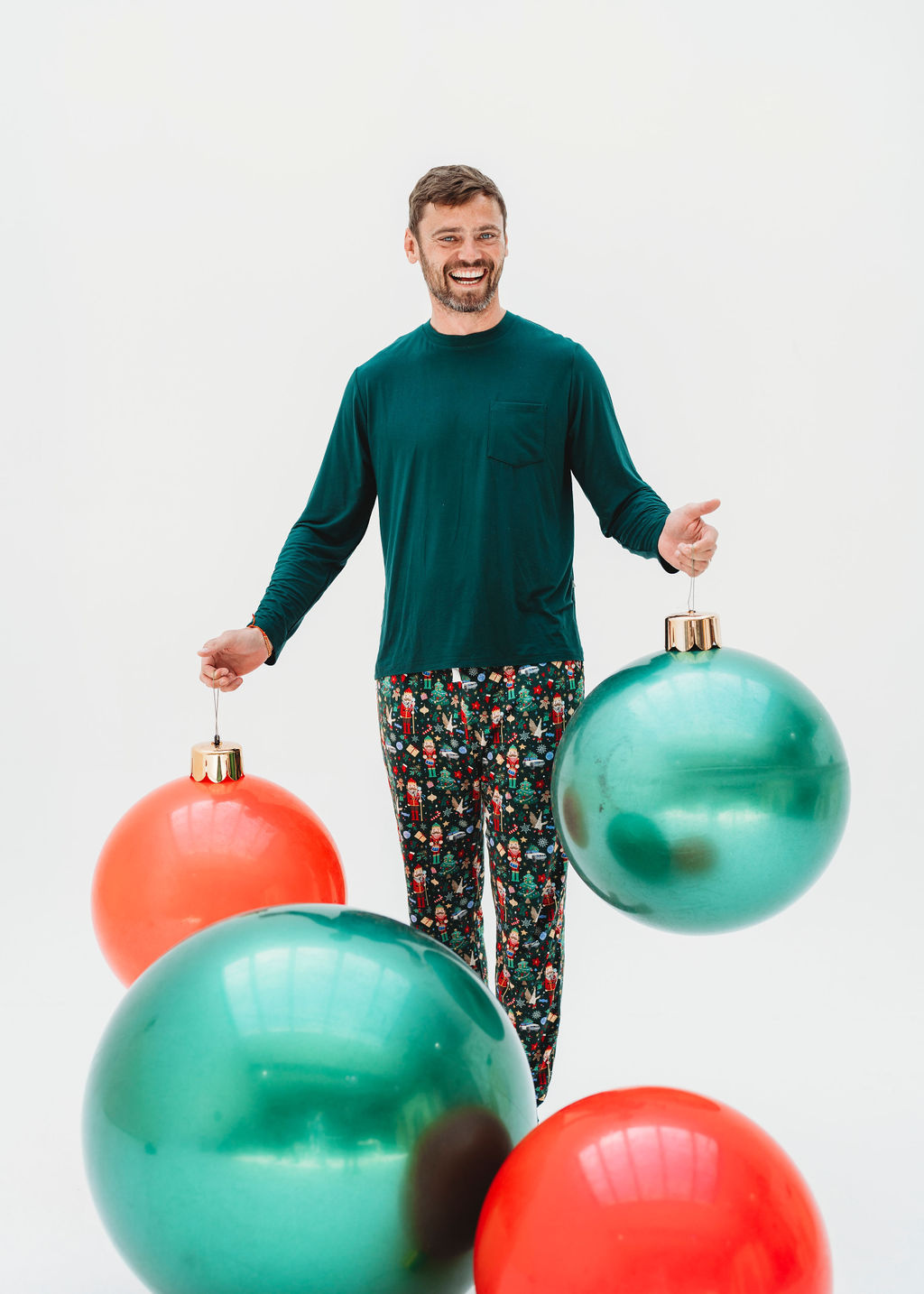 Men's Jammies in Nutcracker